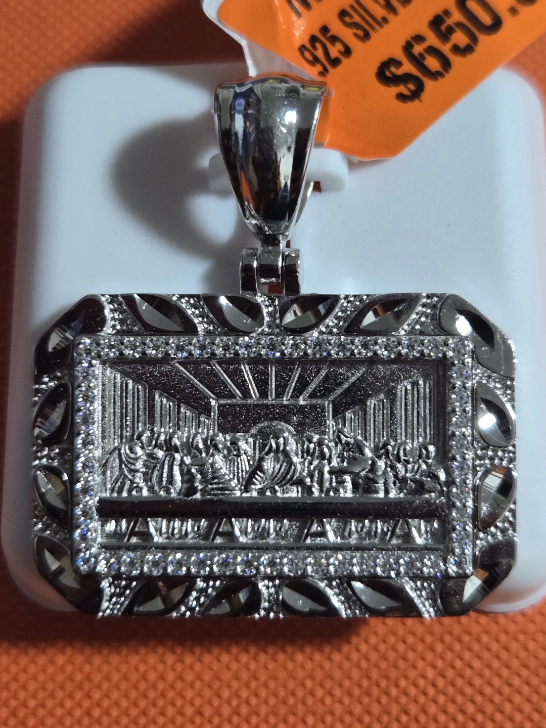Ultima cena Moissanite 925 Silver Pendant - photo 3