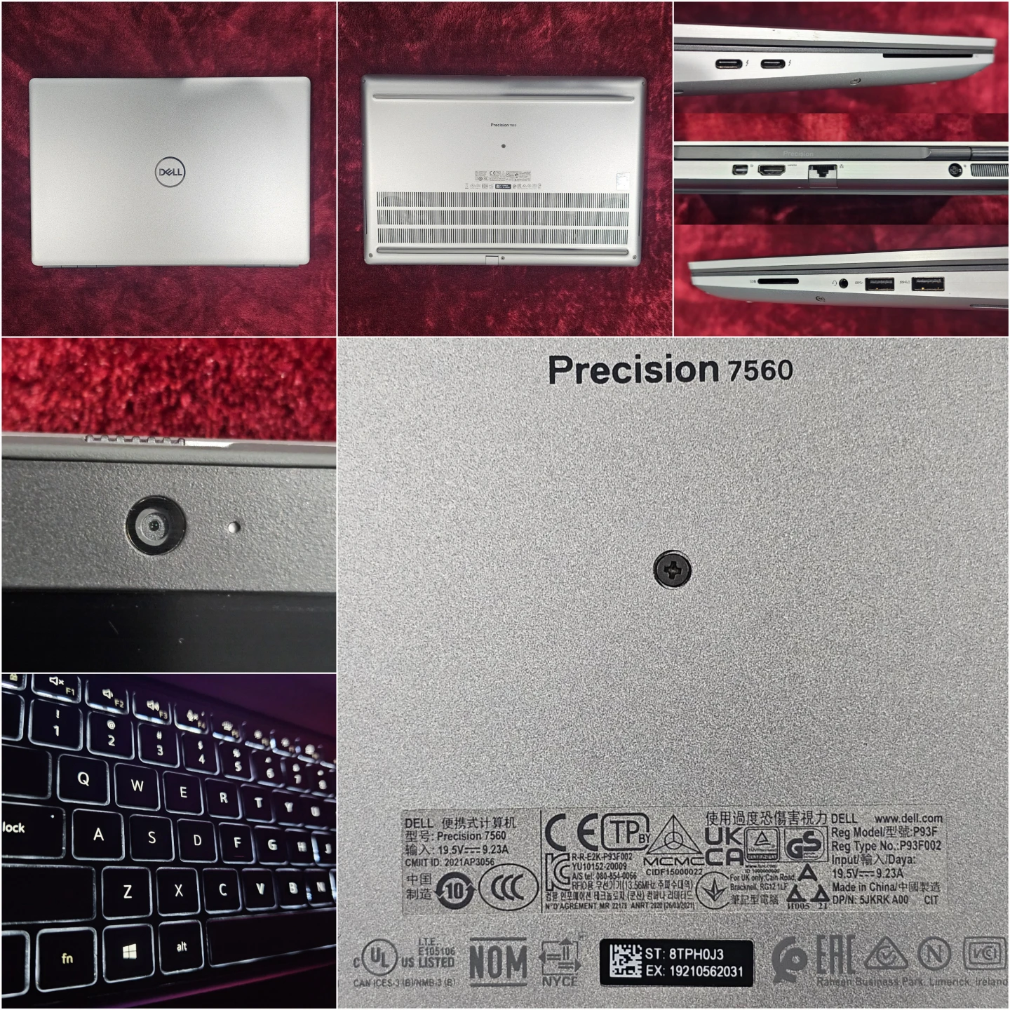 2022 i7 11th 32GB 1TB NVIDIA T1200 W11Pro Dell Precision 7560 - photo 2