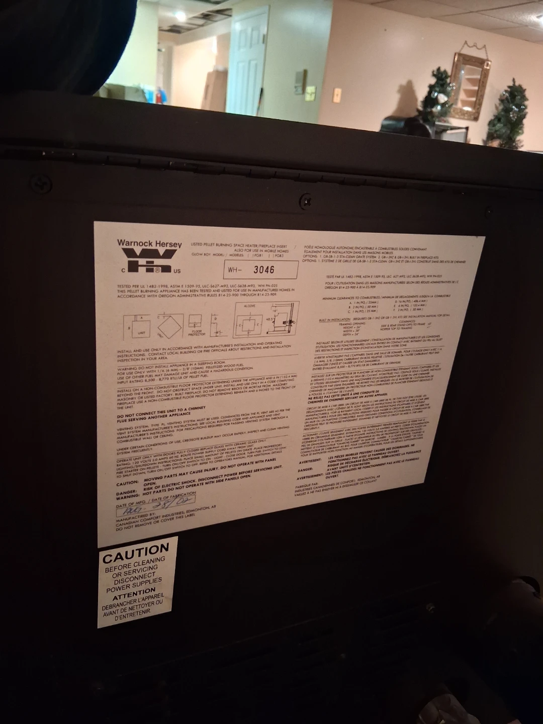 🥕 🥕 Dansons Acu-Tron Pellet Stove - photo 3