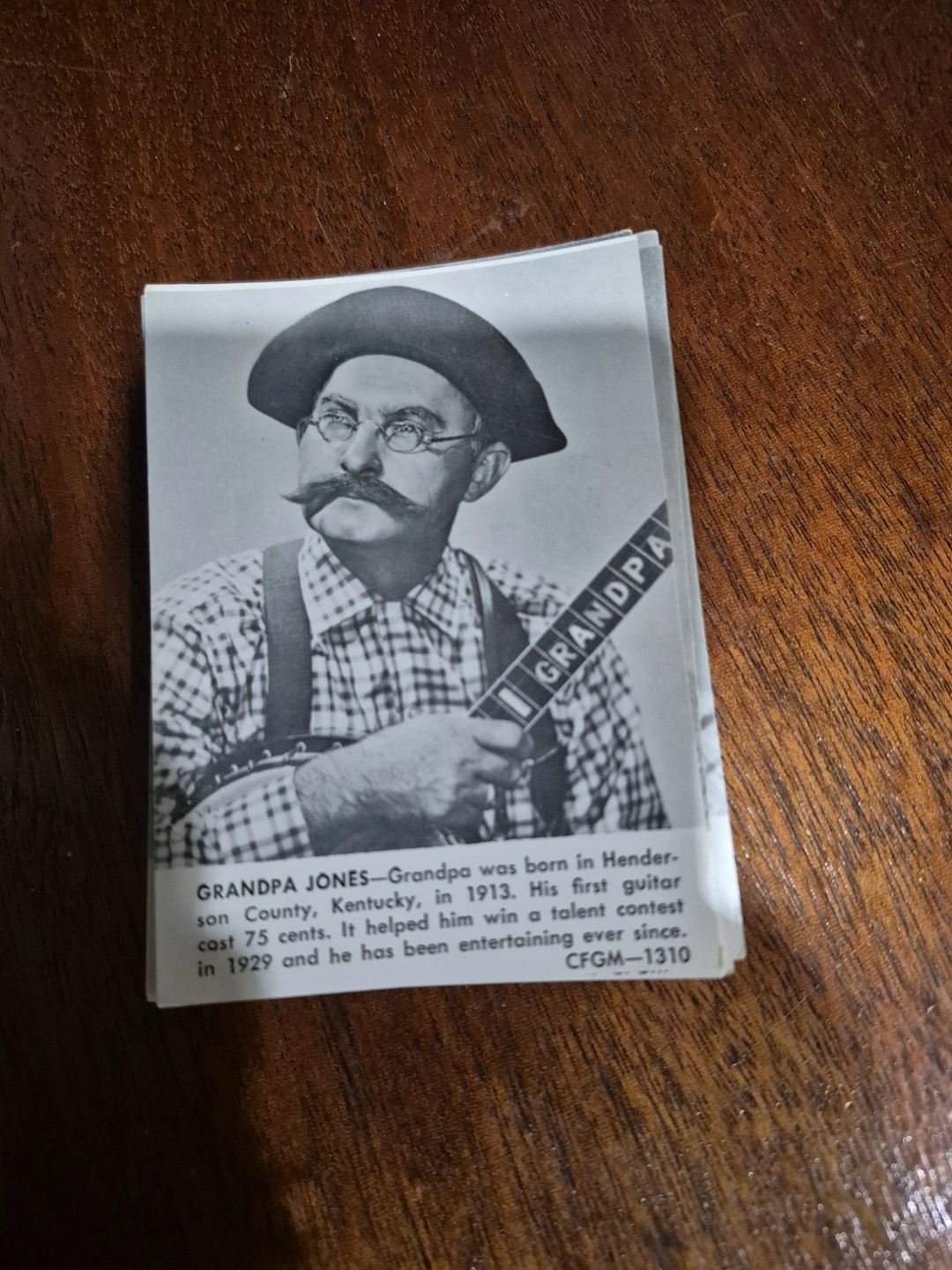 Grandpa Jones Vintage Photograph