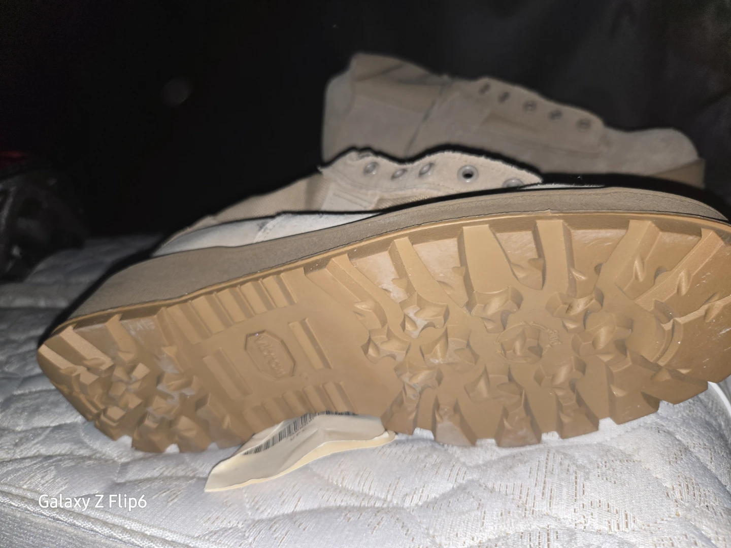 Wellco Tan Suede Combat Boots - Size 11.0 R - photo 3