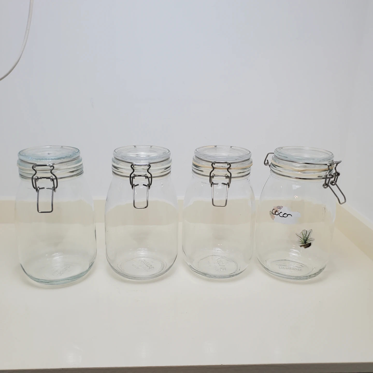 Free IKEA Glass Jars with Swing Tops - photo 2