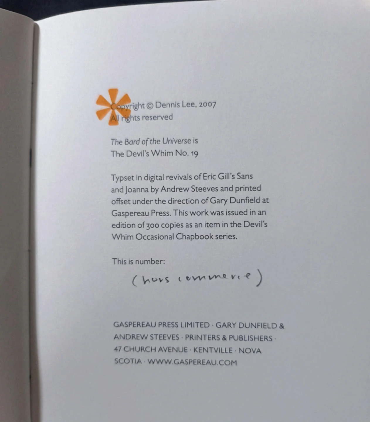 The Bard of the Universe by Dennis Lee 2007 - photo 4