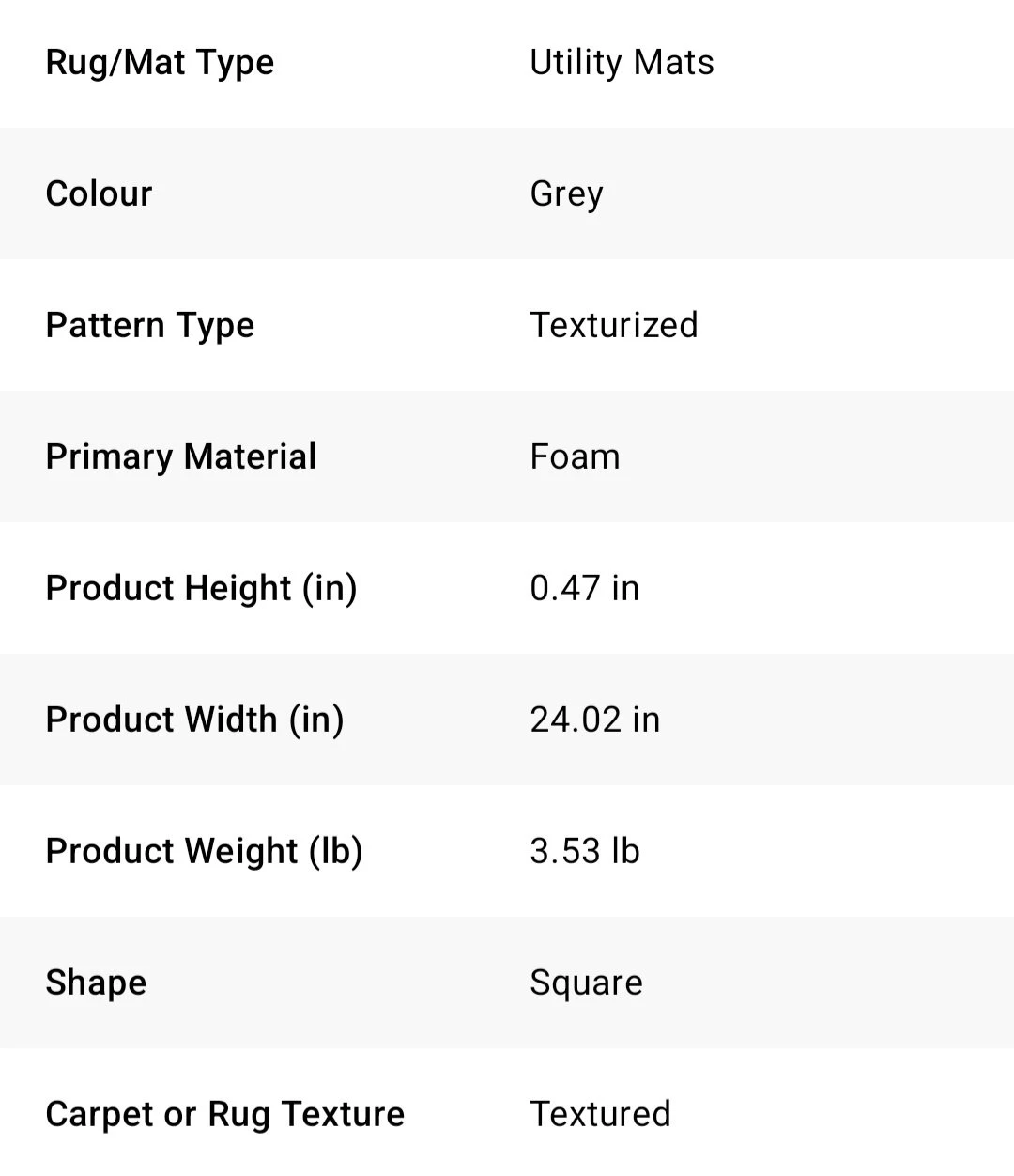 Grey Interlocking Foam Utility Mats 12pcs - photo 3