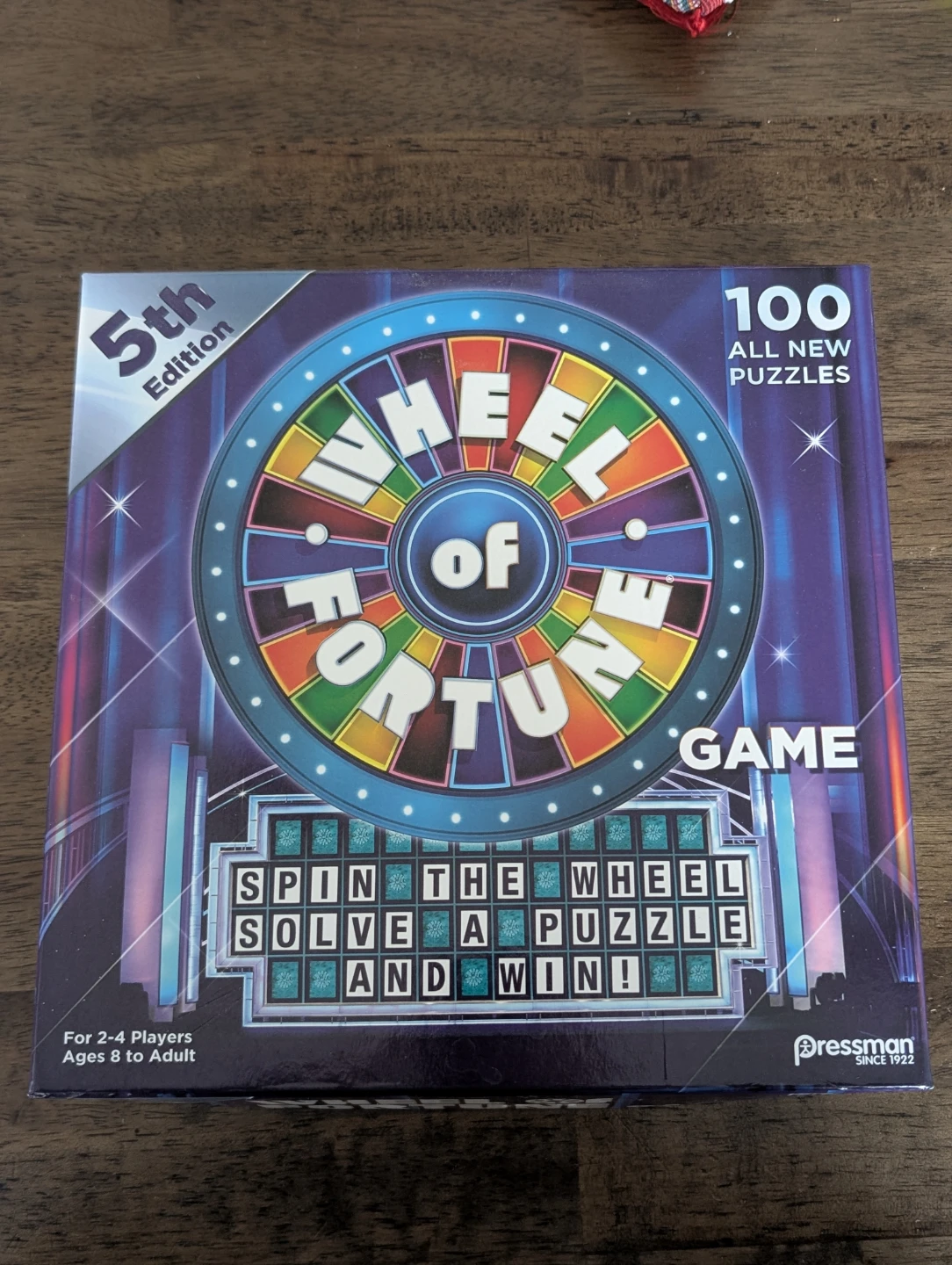 Wheel of Fortune Game 5th Edition