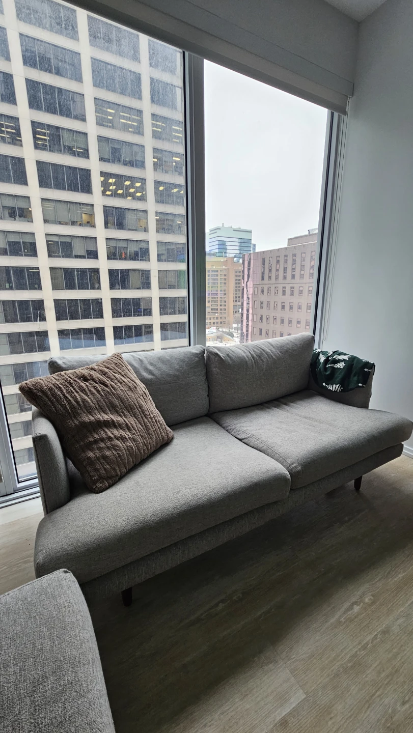 (Two) Article Burrard 67" Loveseat - Seasalt Gray - photo 2