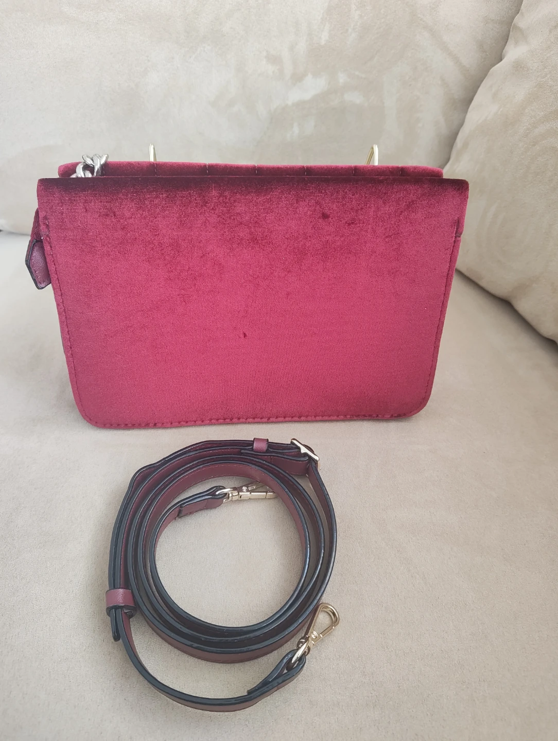 Victoria's Secret Velvet Chain Bag - photo 2