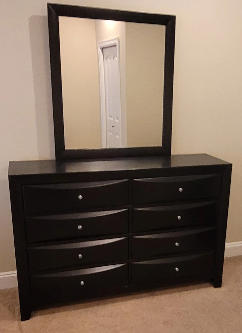 Black Bedroom Set - Dresser, Nightstands, Chest, Bedframe - photo 5