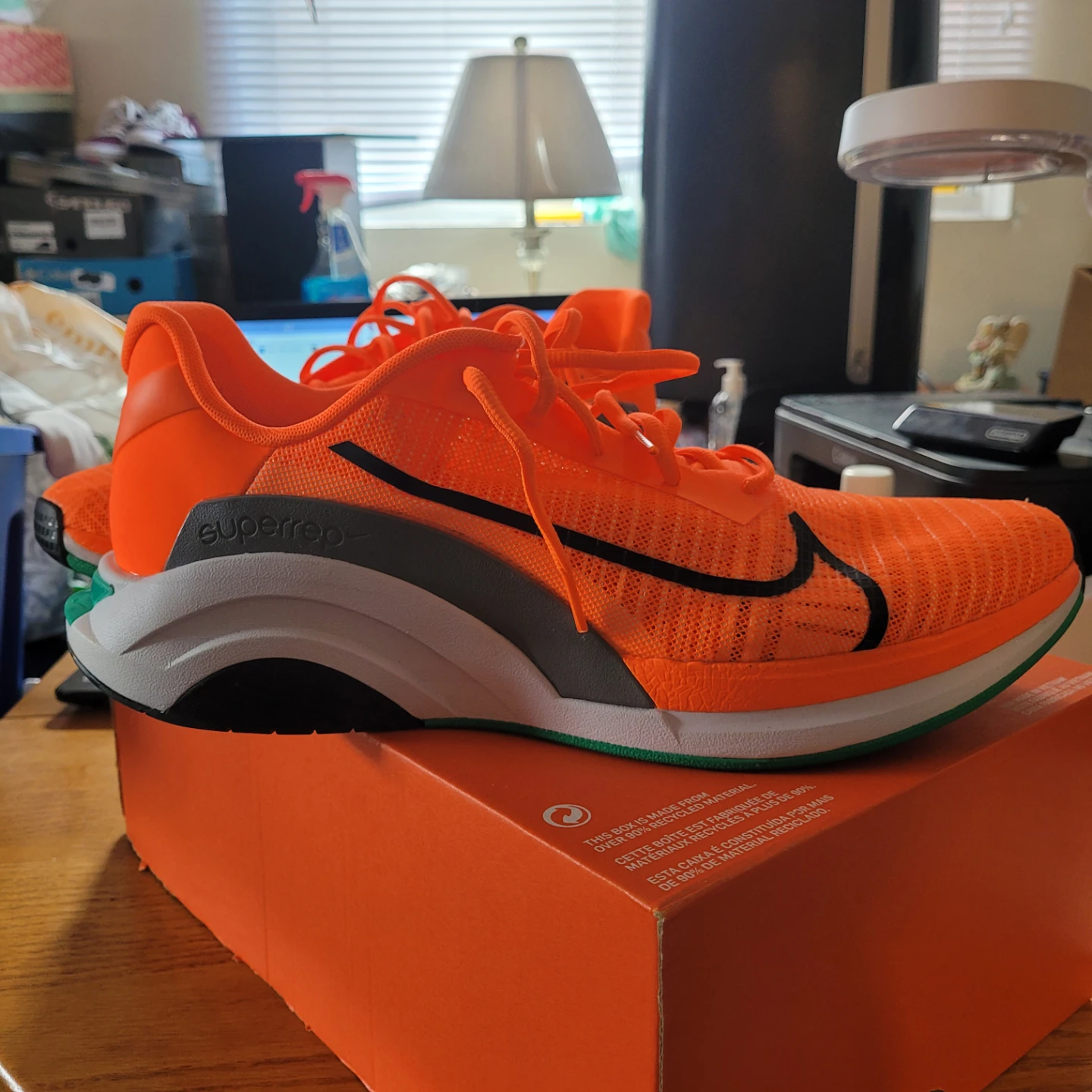 Nike SuperRep Go 3 Flyknit Men's Training Shoes Orange - photo 3