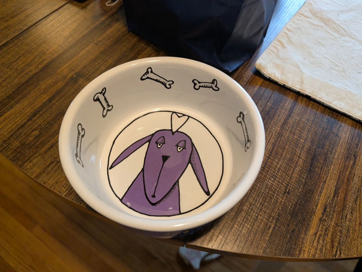 Ceramic Dog Bowl - Eat Your Chow - photo 2