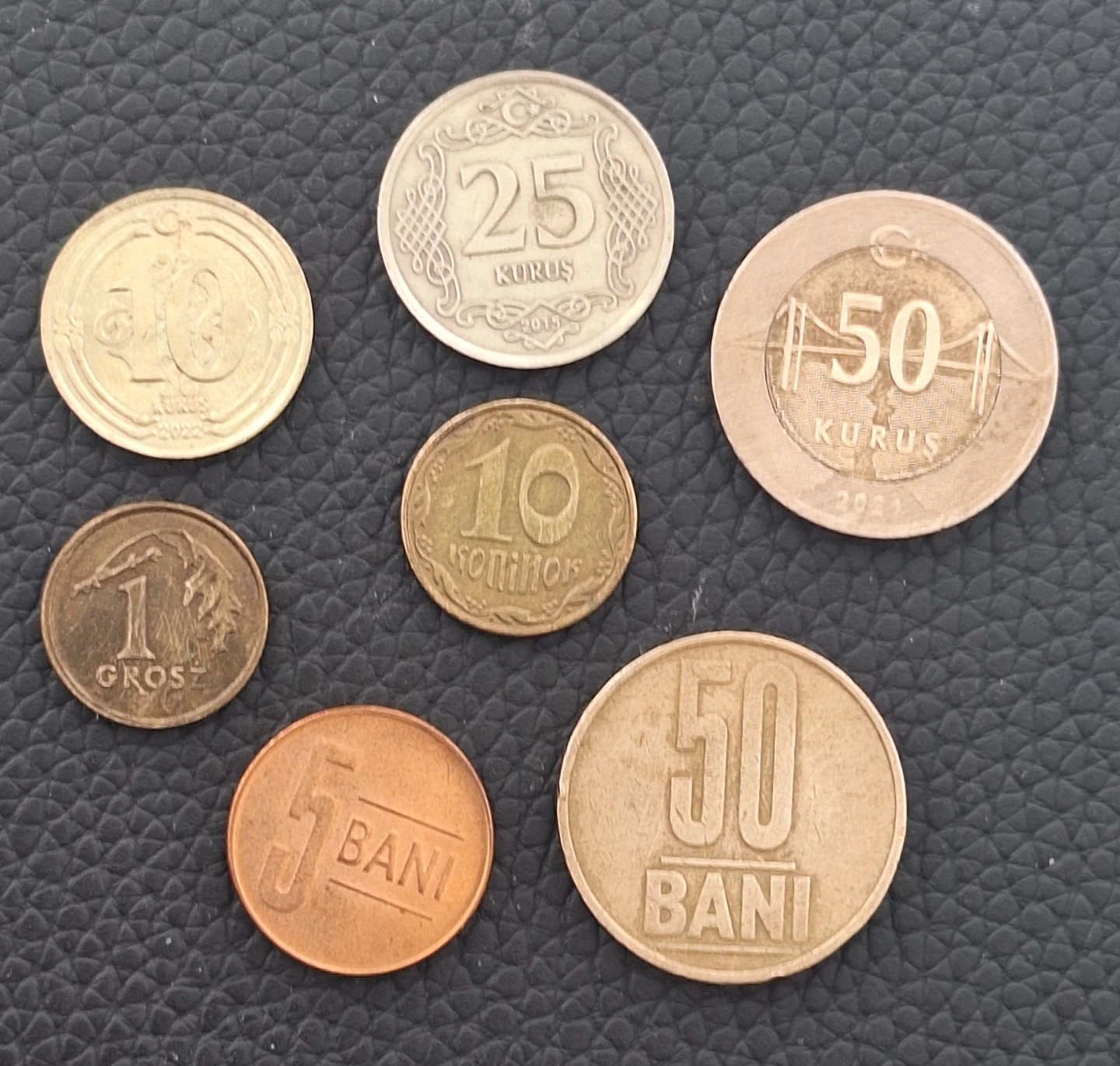 Set of 7 foreign coins - photo 2