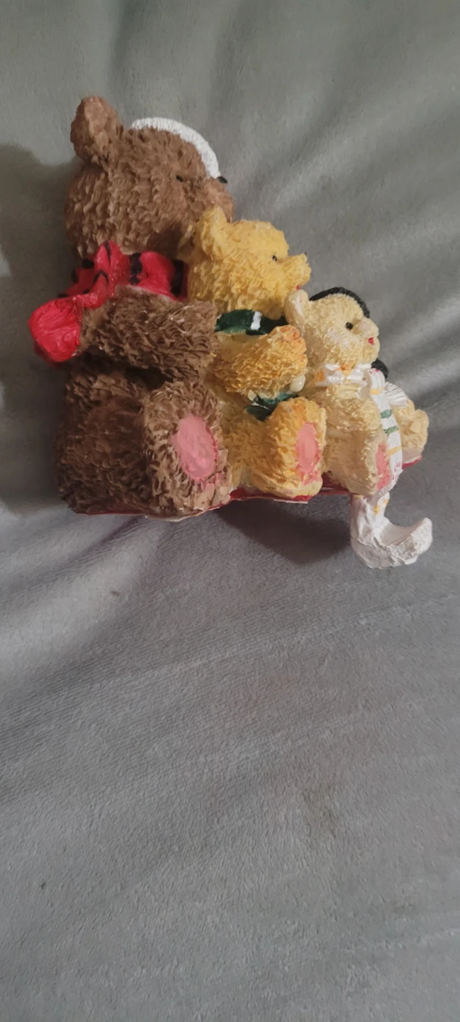 Christmas Teddy Bear stocking holder - photo 2