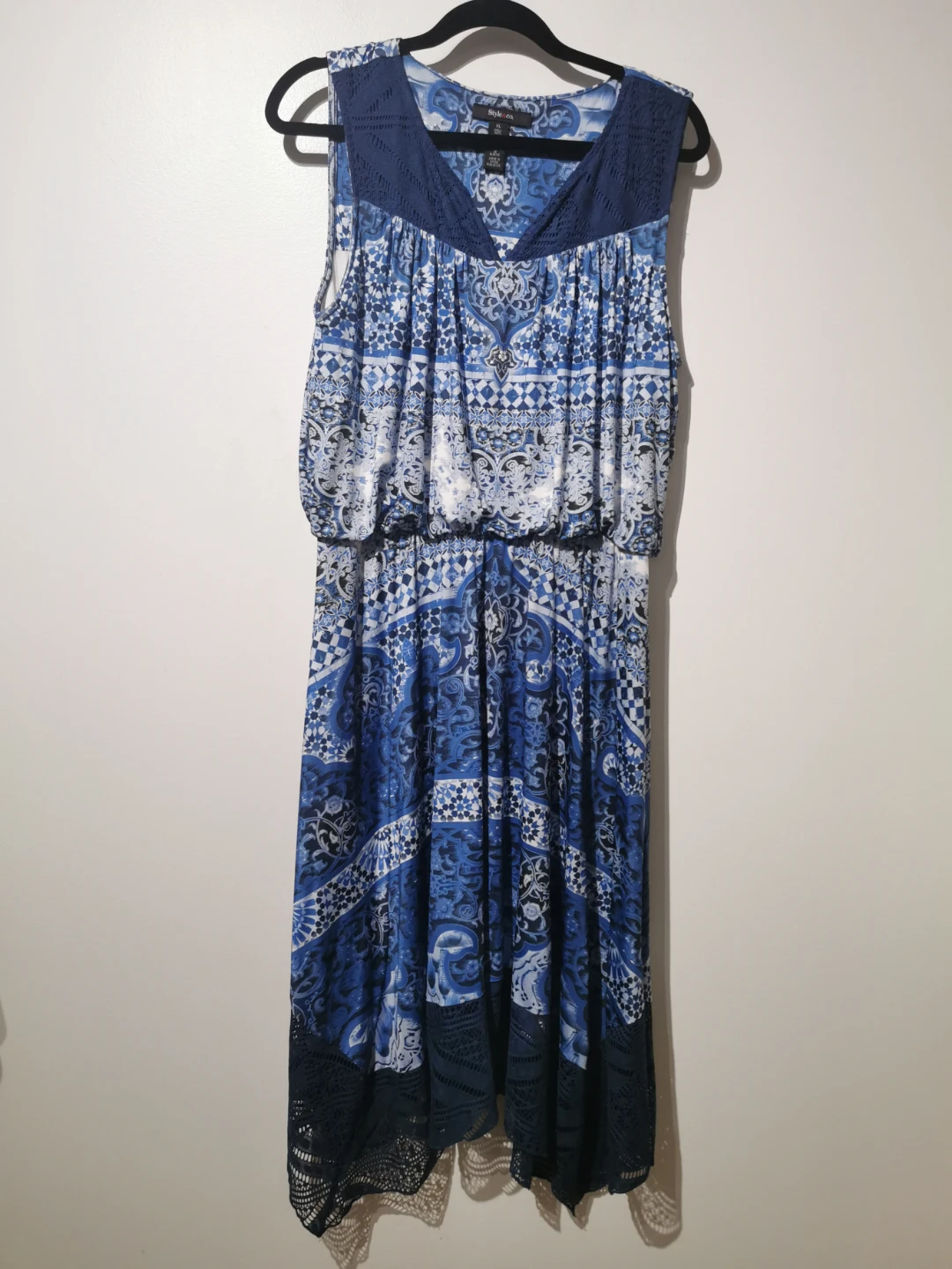 Style&co. Blue Patterned Dress - XL - photo 2