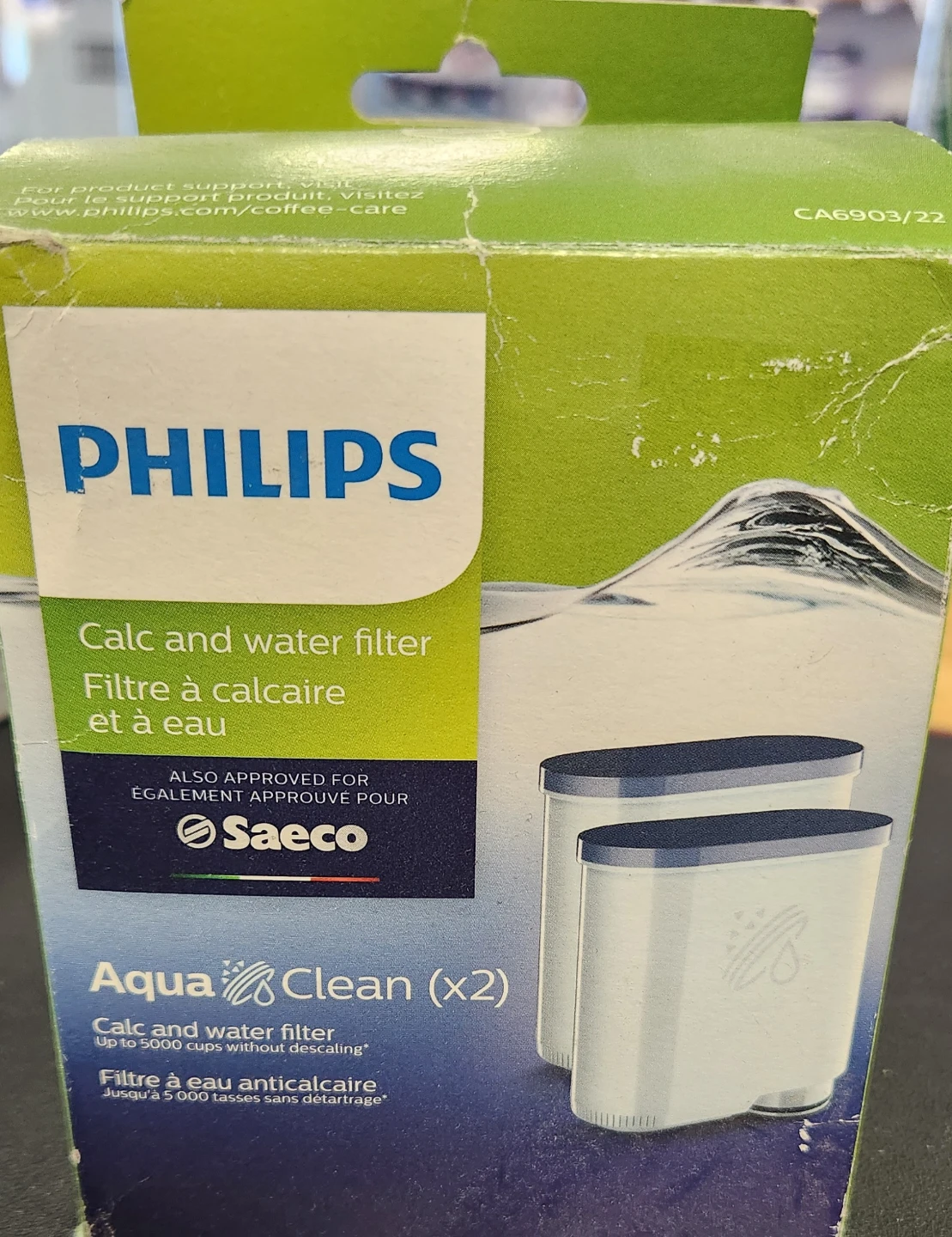 Philips AquaClean Water Filter CA6903/22 (x2)