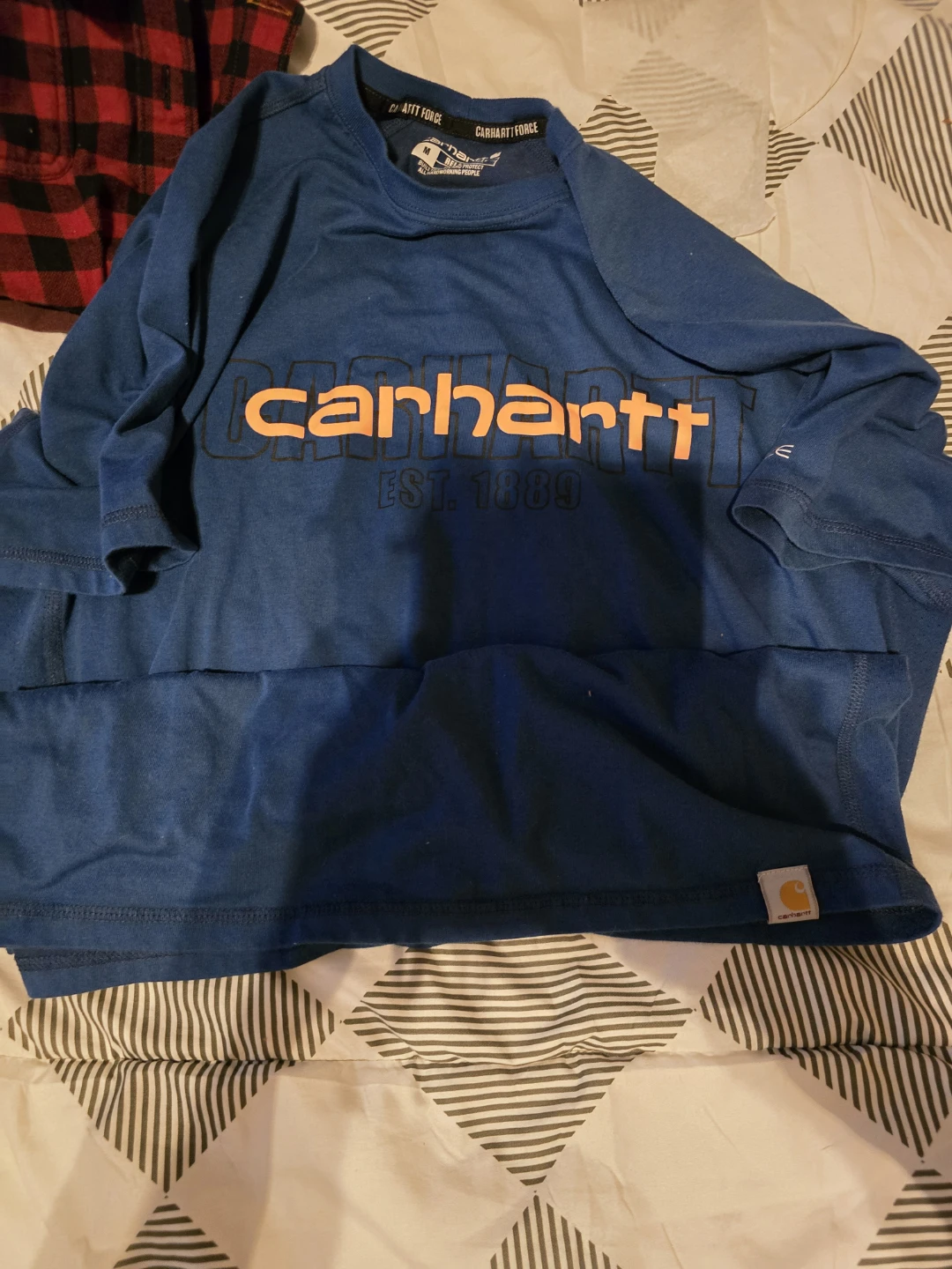 Carhartt Force T-Shirt - Blue, Size M - photo 2