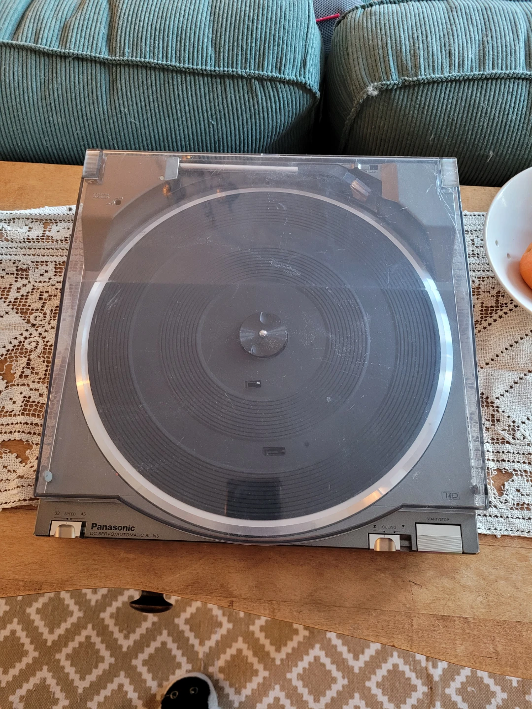1980s vintage record player