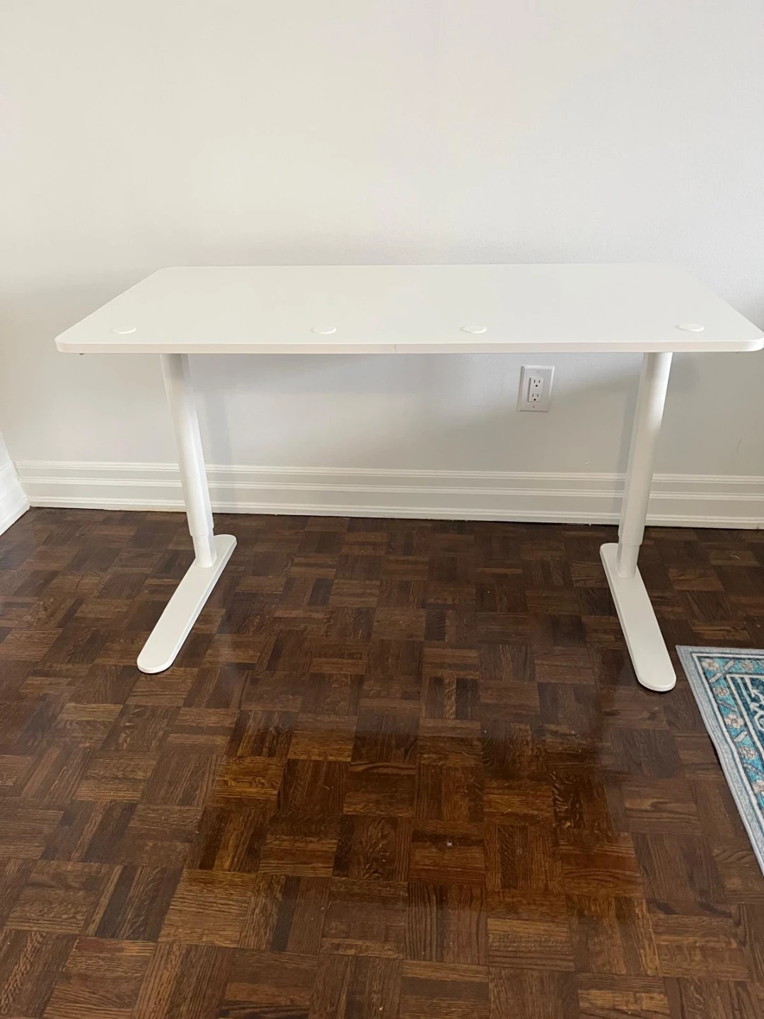 IKEA Skarsta White Standing Desk - photo 2