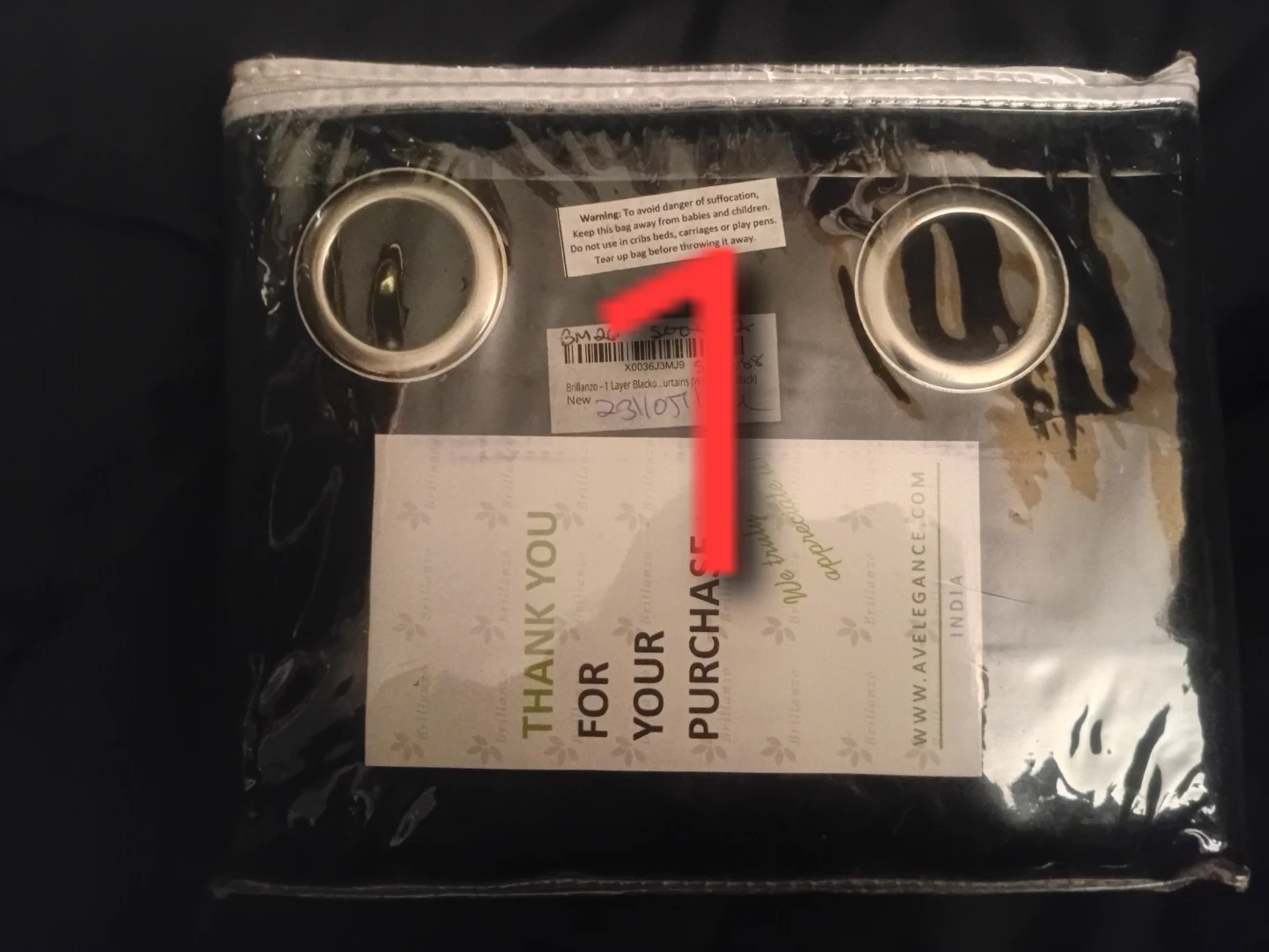 NEW!  Brillanzo BLACKOUT Curtains - 2 Pieces - photo 4