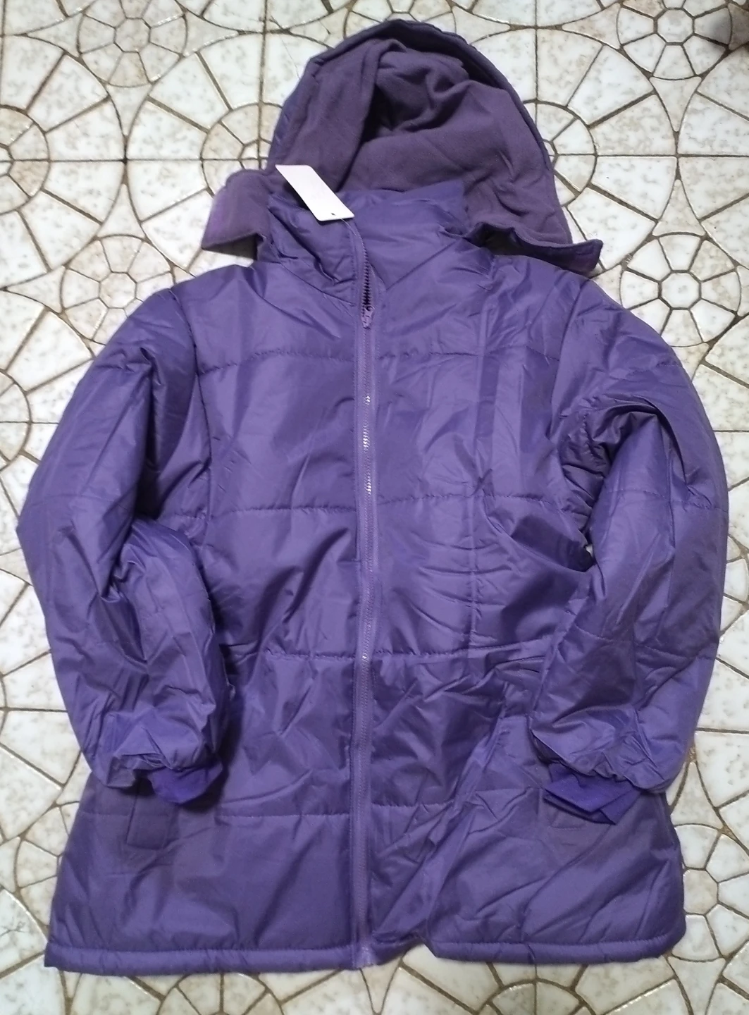 Revess Purple Puffer Jacket - Size L