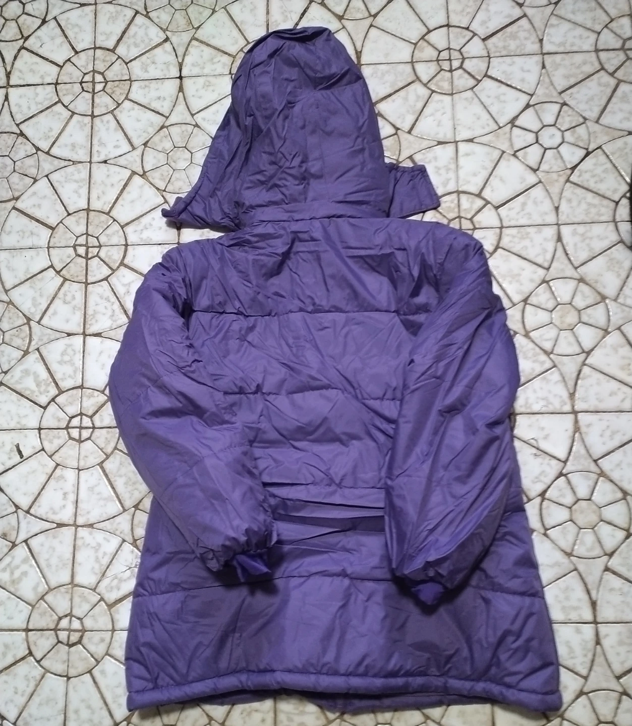 Revess Purple Puffer Jacket - Size L - photo 2