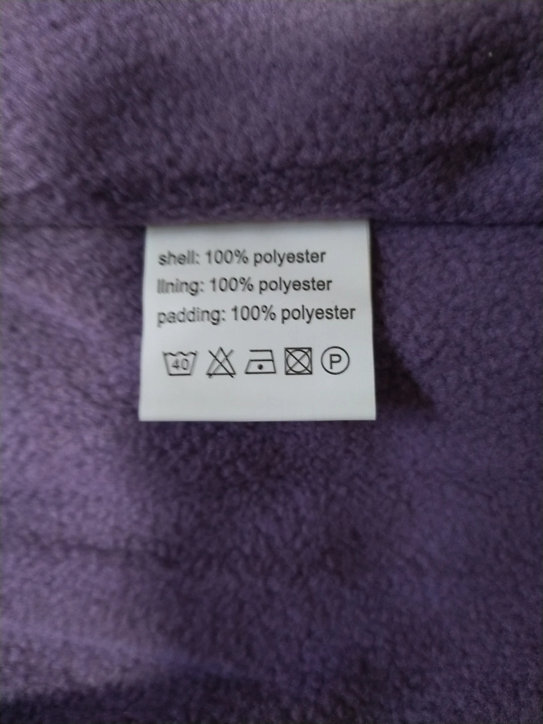 Revess Purple Puffer Jacket - Size L - photo 4