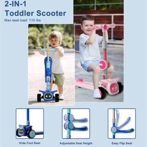 Foldable & Unbreakable, 2-in-1 Kick Scooter - photo 5