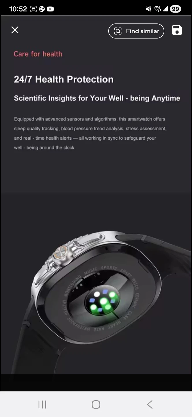 Smart Watch 8 Classic - Rotating Bezel - photo 5