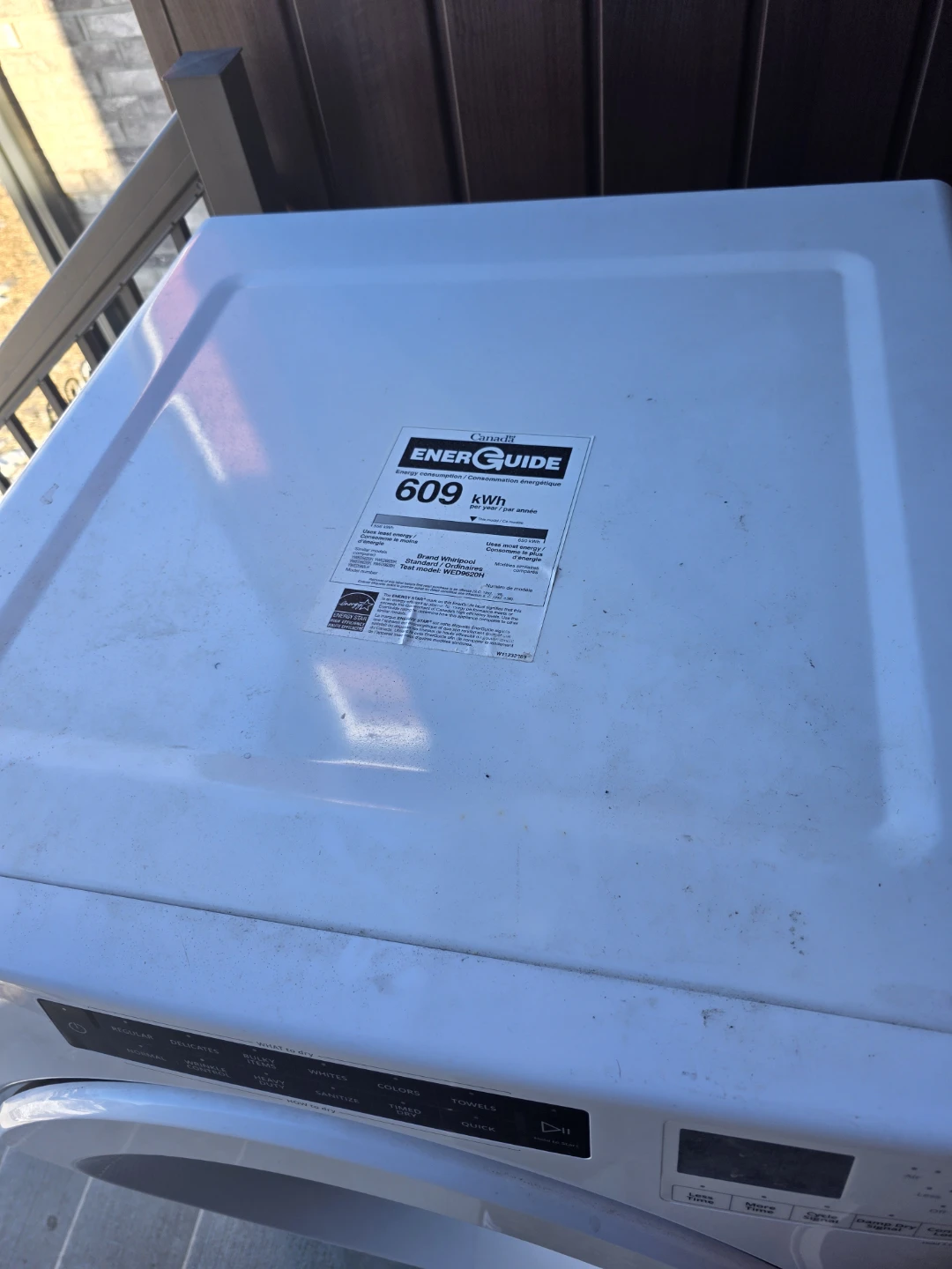 Whirlpool Electric Dryer - Great Condition! - photo 3
