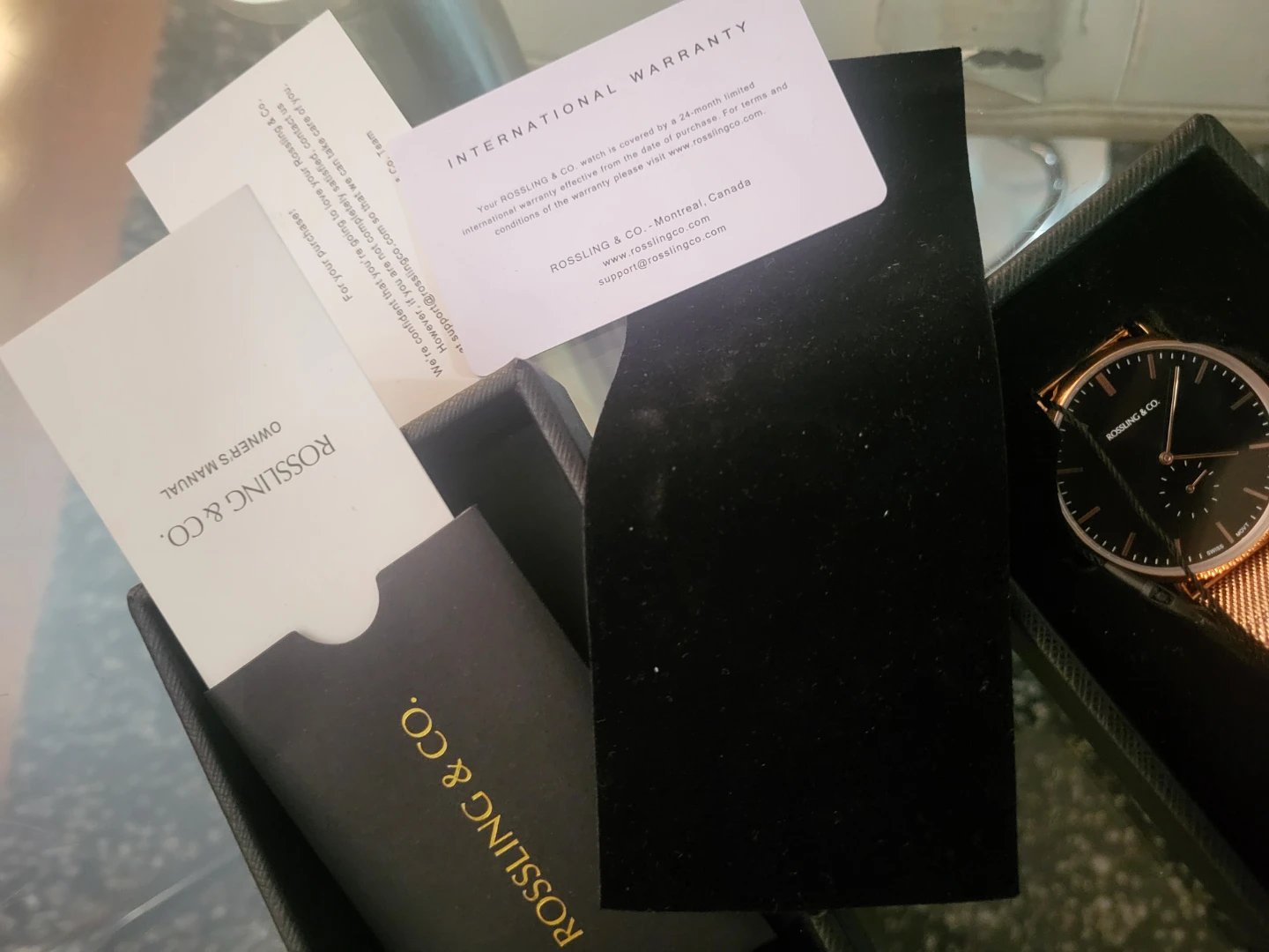 New Rossling & Co. Watch with Box - photo 3