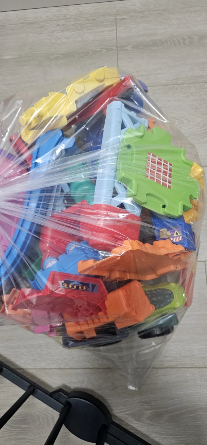 🧡 Complete car track, picnic basket, cars - photo 3