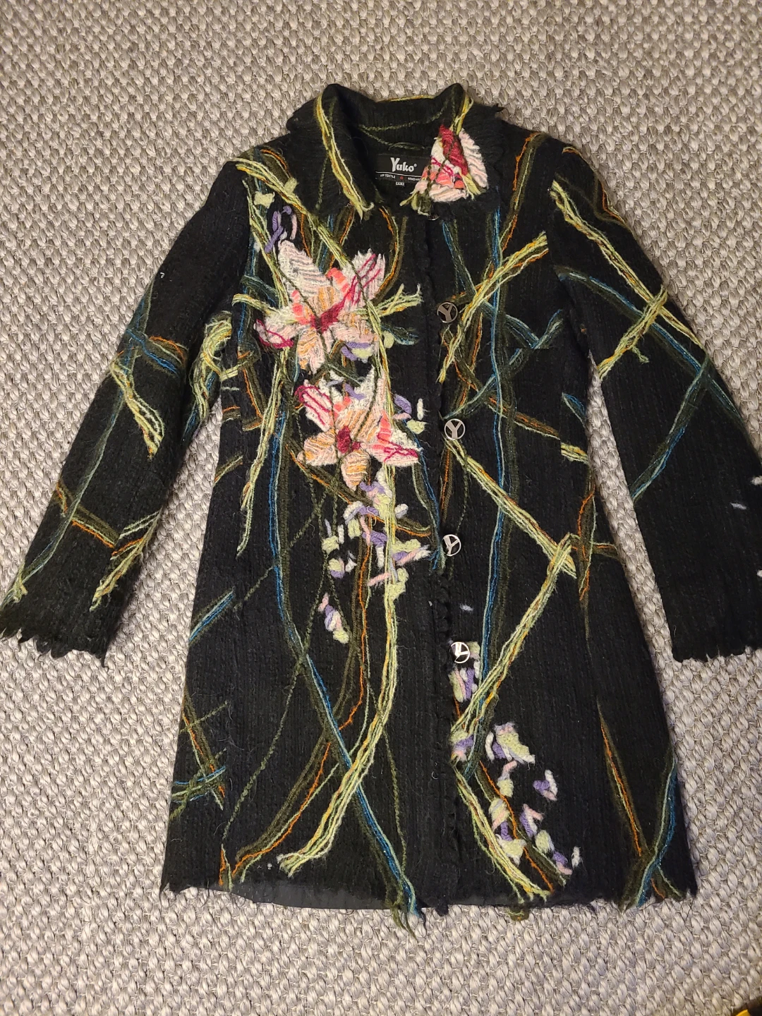 Hand-made Felted Wool Coat Size S/M - photo 3