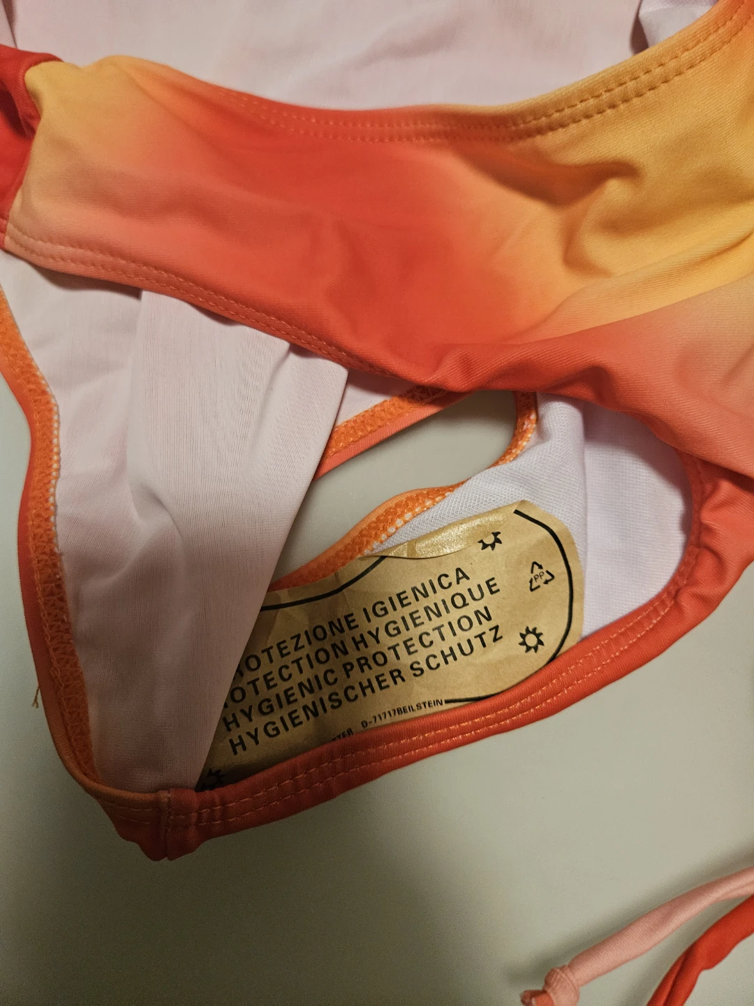 Orange Tie-Dye 3-Piece Swimsuit - Size XL- MOVING SALE! - photo 3