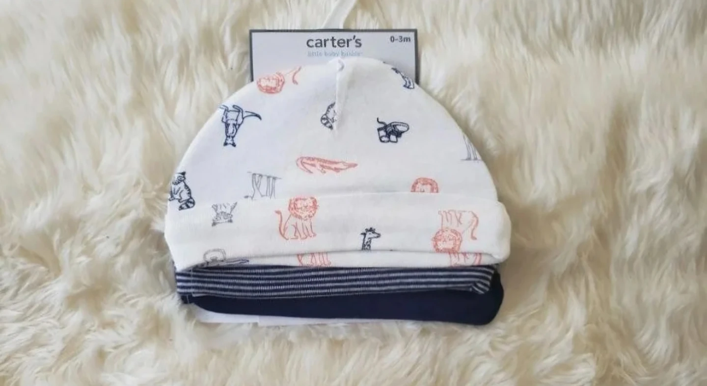 Carter's Baby Hats 0-3m (New)