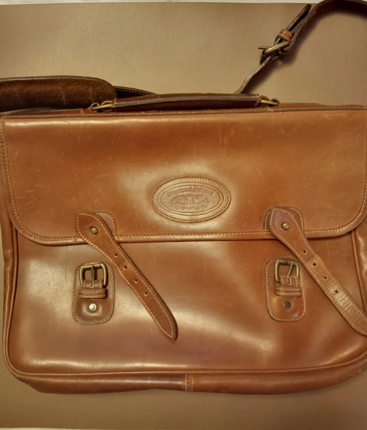 Winston & Holmes Leather Briefcase - photo 2