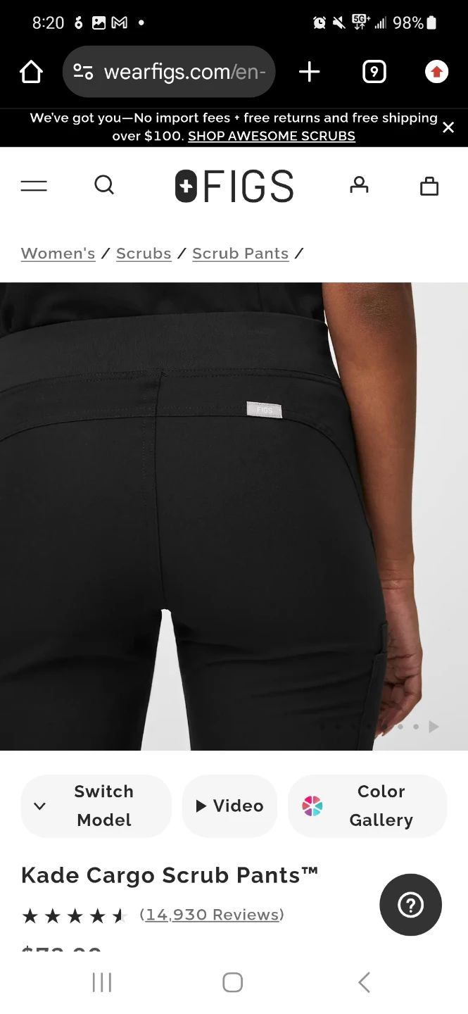 FIGS Kade Cargo Scrub Pants - photo 2
