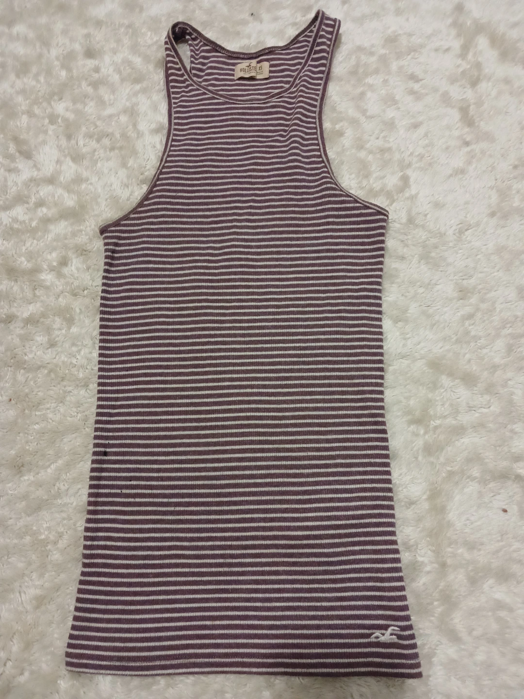 Hollister XS Purple Striped Tank Top - photo 2
