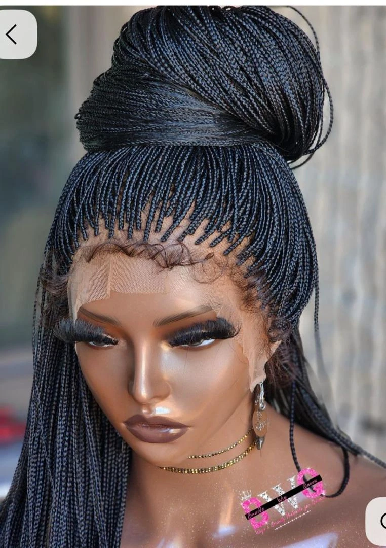 Braided Wig with Ombre Curls - photo 3