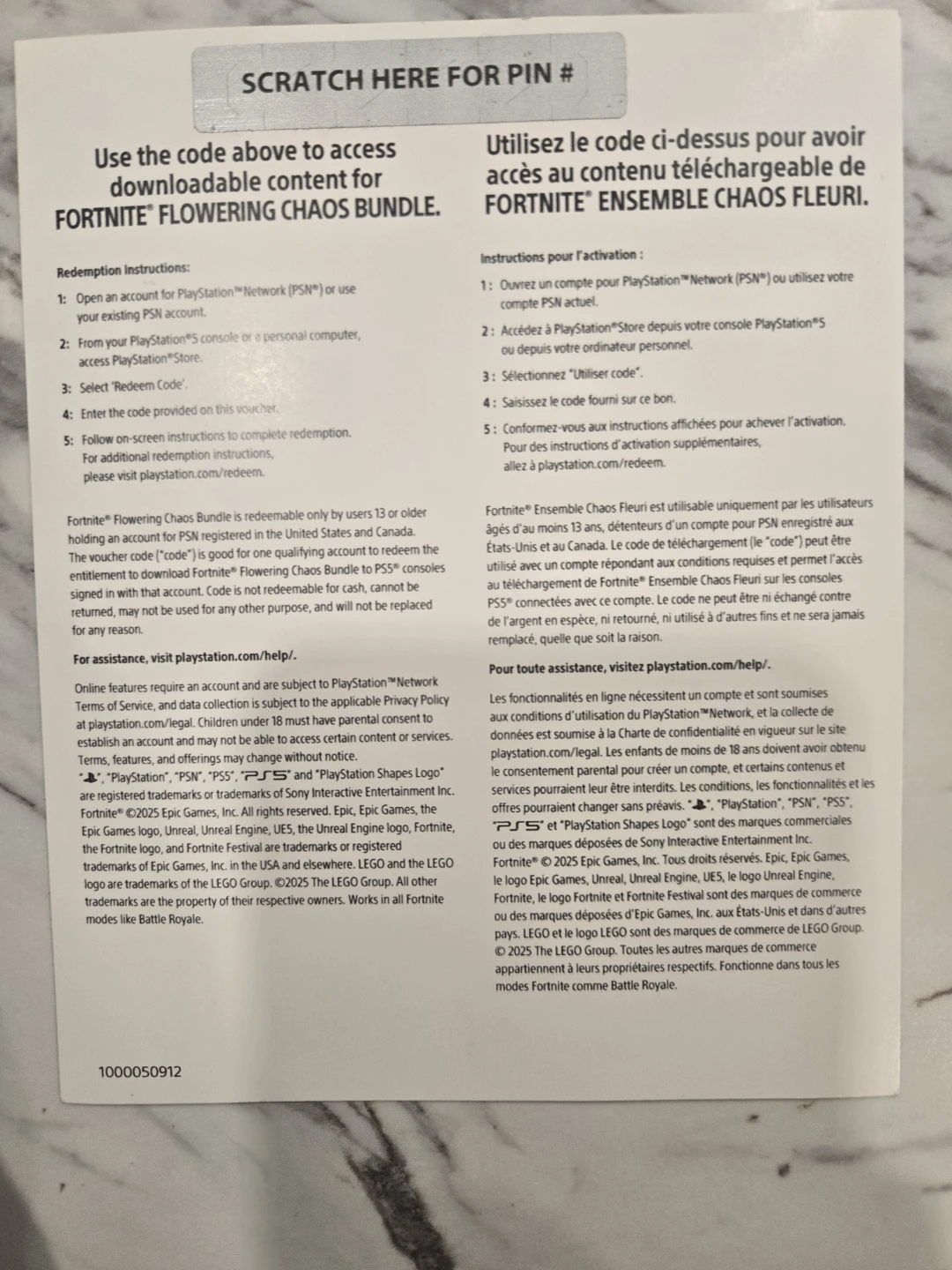 Fortnite Flowering Chaos Bundle Code - photo 2