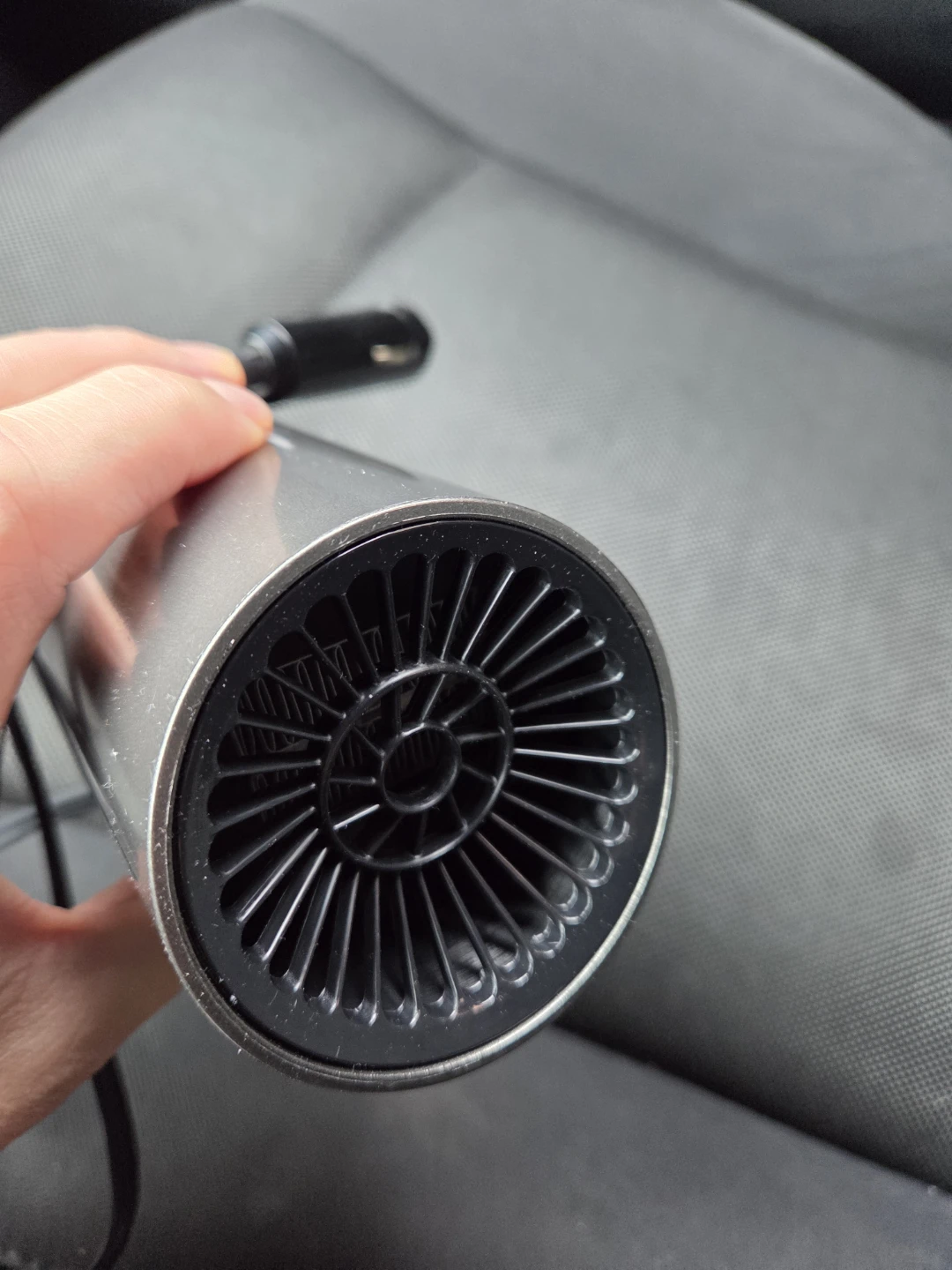 Portable Car Heater & Fan - Silver