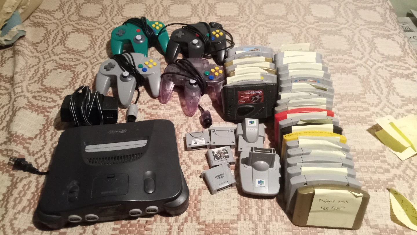 Nintendo 64 Console with Games and Accessories - photo 3