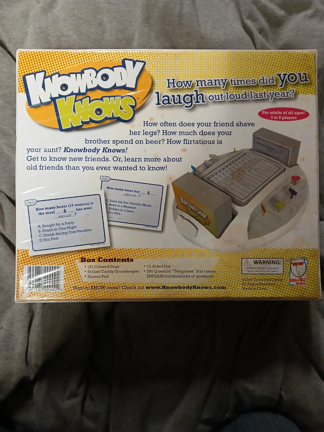 Knowbody Knows Board Game - New in Box! - photo 2