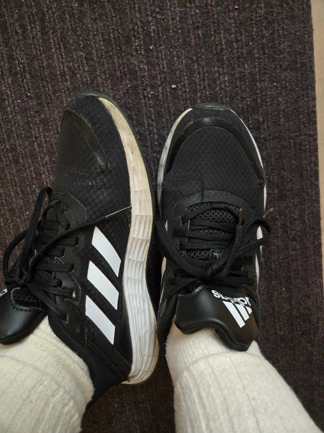 Adidas Black Running Shoes