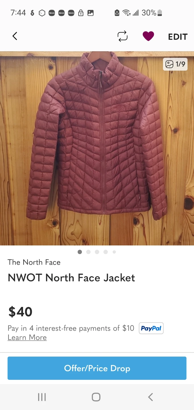 NWOT The North Face Jacket - Women's Small