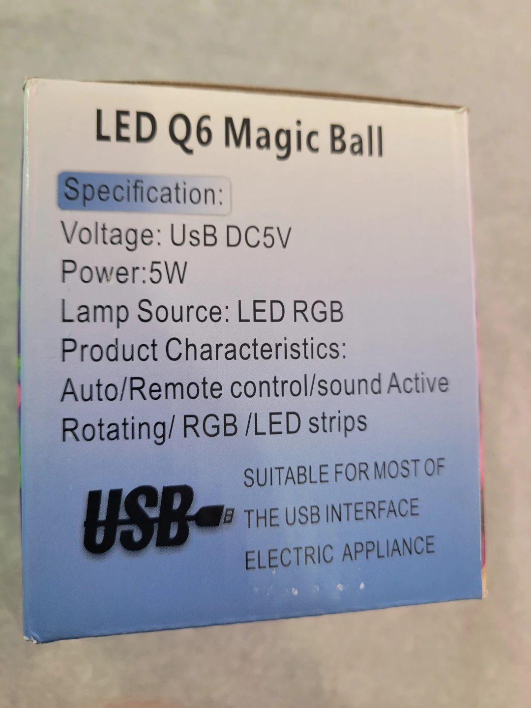 LED Q6 Magic Ball Starry Projection Light - photo 2