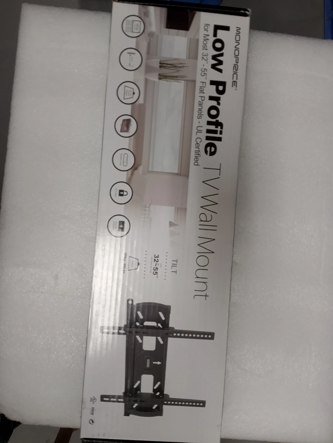 BNIB!!! Monoprice Low Profile TV Wall Mount 32"-55"