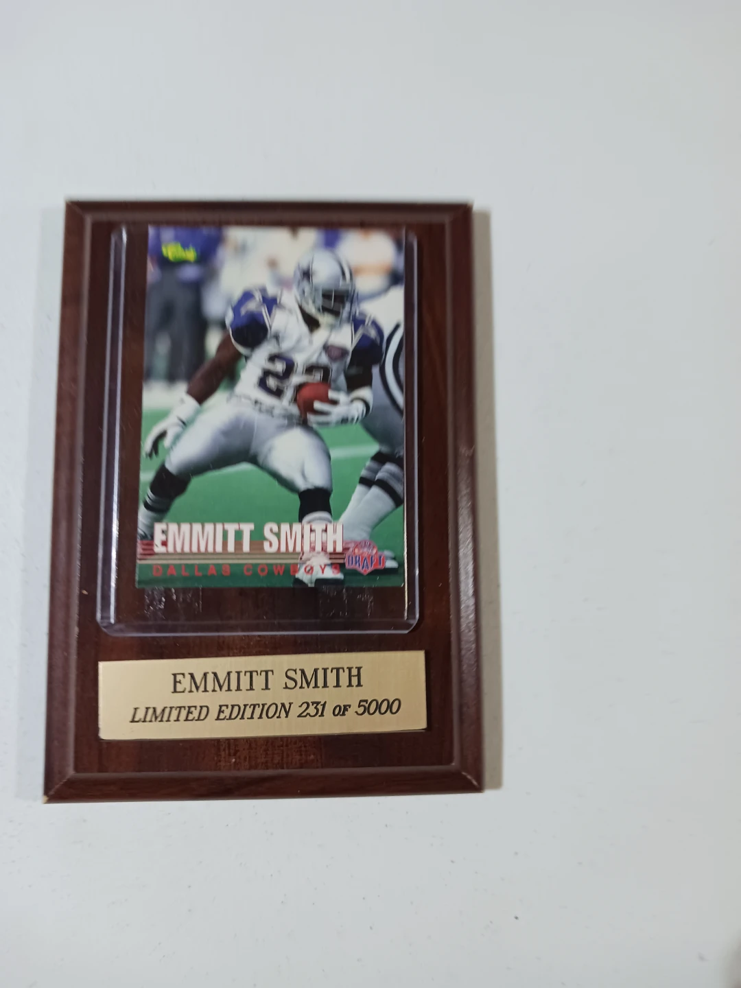 Emmitt Smith Limited Edition Dallas Cowboys Football Card