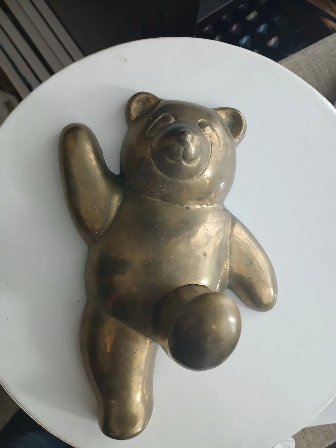 Brass Bear Figurine