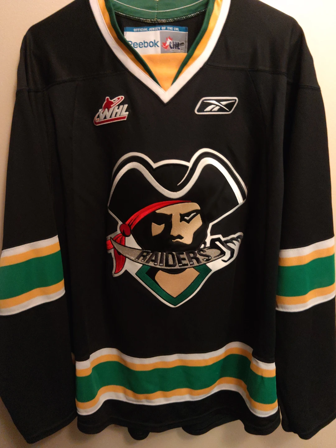 🥕Reebok WHL Raiders Hockey Jersey