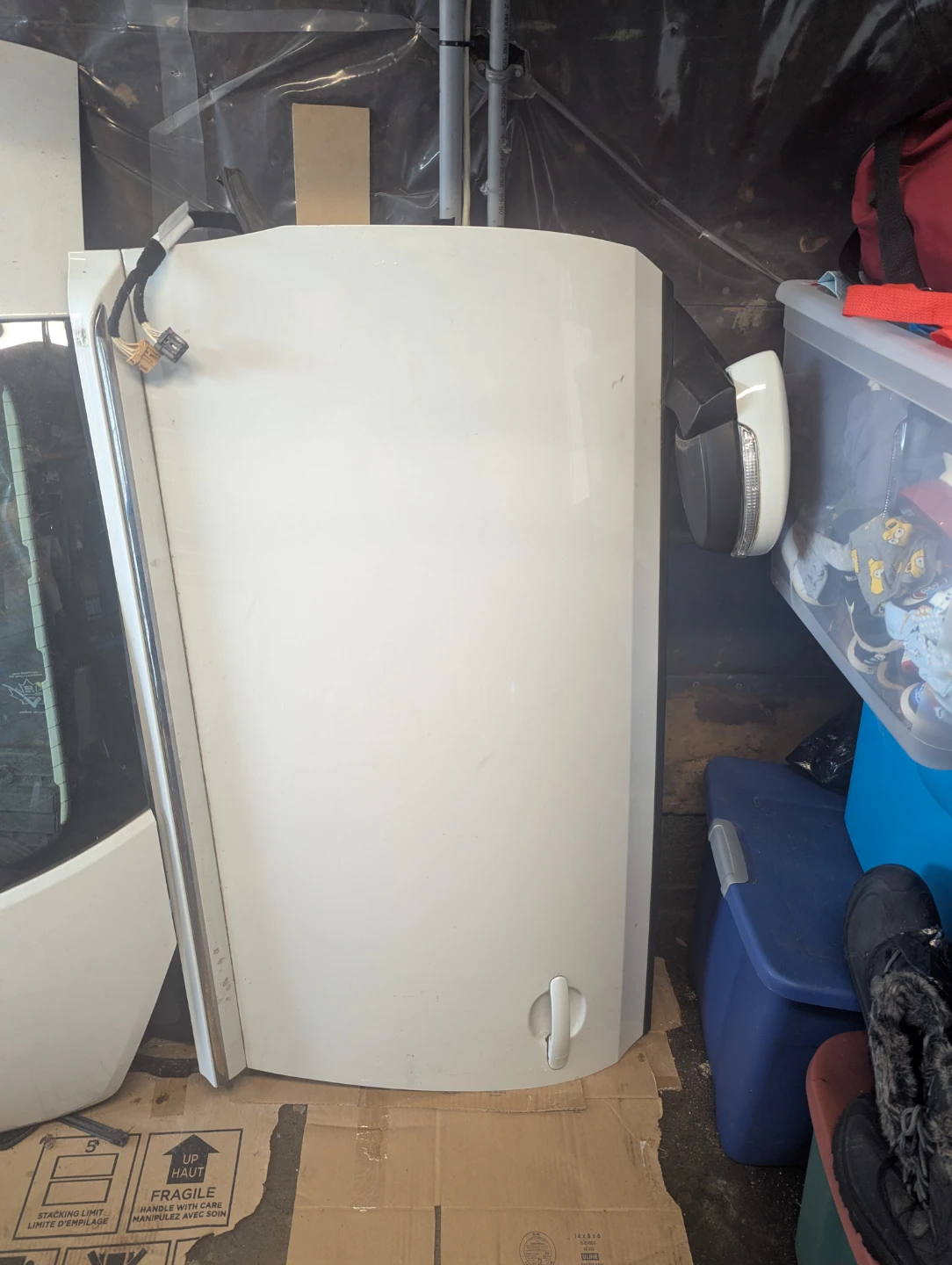 White Drivers Side Door for 2016 VW Beetle
