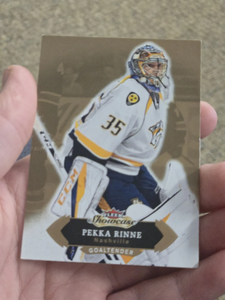 2016-17 Fleer Showcase Pekka Rinne Hockey Card